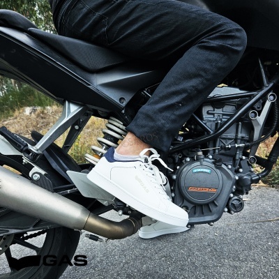 Sapatilha Gas Sammy Ltx Gam424115 Branco E Azul