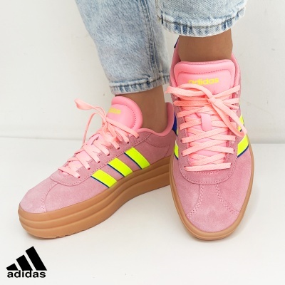 Sapatilha Adidas Vl Court Bold Ih8089 Rosa