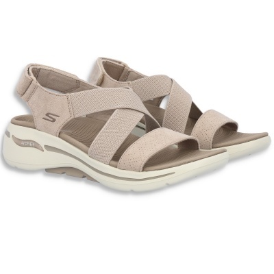 Sandalia Skechers Arch Fit 140257 Taupe