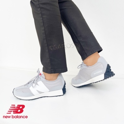 Sapatilha New Balance 327 Gs327 Cgw Cinza