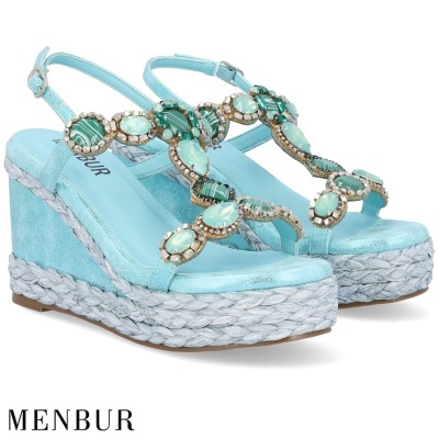 Sandalia Menbur 25118 Turquesa