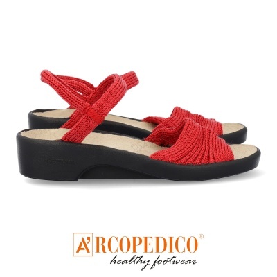 Sandalia Arcopedico 1211 06 Vermelho