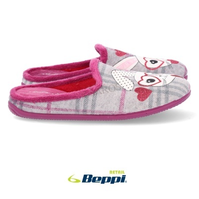 Chinelos (interior) Beppi 2195540 Cinza com rosa