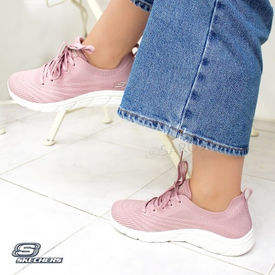 Sapatilha Skechers Bobs Bflex Lo Graceful 117591 Rosa