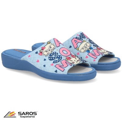 Chinelos (interior) Devalverde 1520 Azul