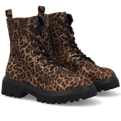 Botim Xti Militar Leopardo 144658 Multi-castanho