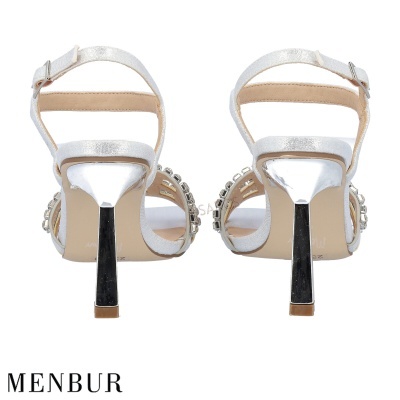 Sandalia Menbur 23889 Prata