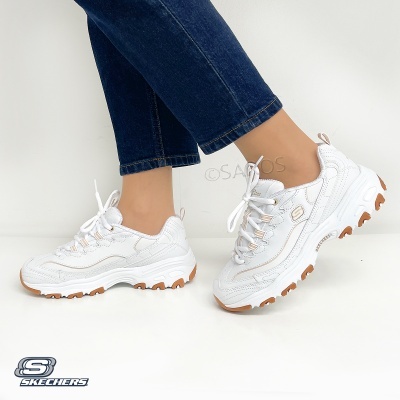 Sapatilha Skechers Dlites Good Neutral 149807 Branco