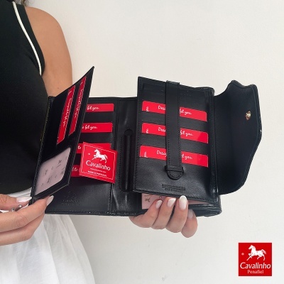 Carteira Cavalinho Grace 28250205 Preto