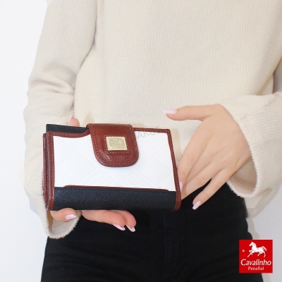 Carteira Cavalinho Poésie 26140232 Preto Mel