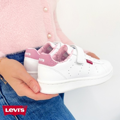 Sapatilha Levis Avenue Vave0241s Branco Com Rosa