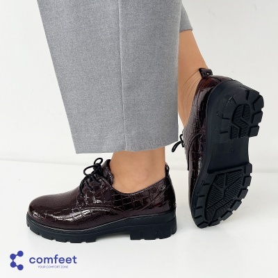 Sapato Comfeet Loafer 24222-96 Castanho