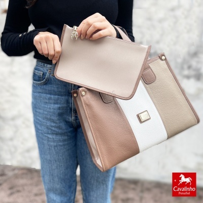 Bolsa Cavalinho Soft Skin 16070551 Multi-bege