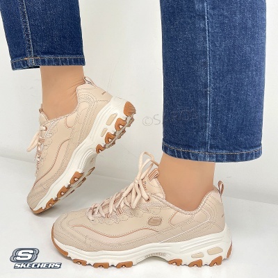 Sapatilha Skechers Dlites Good Neutral 149807 Multi-bege