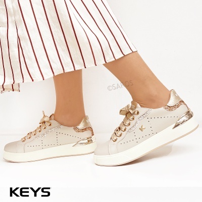 Sapatilha Keys K-10542 Multi-bege