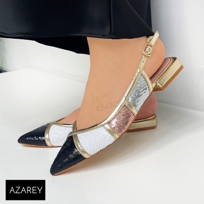 Sapato Azarey 562h253 Multi-preto