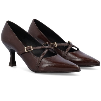 Sapato Samelli Stiletto 2741 Castanho