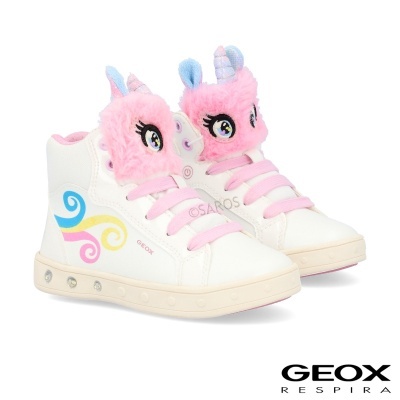 Botim Geox Skylin Unicornio J468wa Branco
