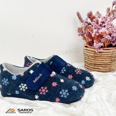 Pantufas Devalverde Conforto 6065 Multi-azul