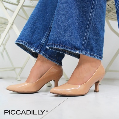 Sapato Piccadilly Stiletto Verniz 745221 Nude
