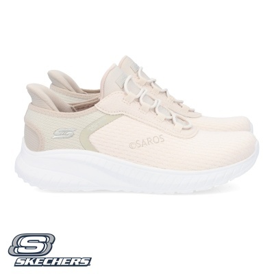 Sapatilha Skechers Bobs Squad Slip In 117504 Bege