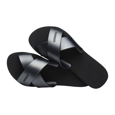 Chinelo Havaianas Aqua Metallic 4148866 Preto