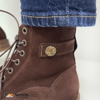 Botim Samelli Militar N828 Castanho