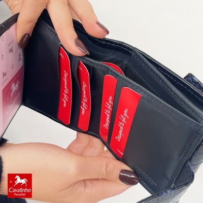 Carteira Cavalinho Honor 28190530 Multi-vermelho