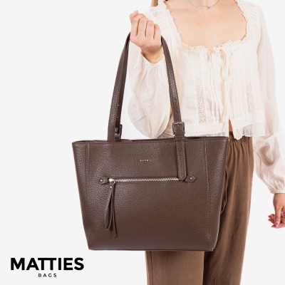 Mala De Ombro Matties Ebony 20957 Castanho