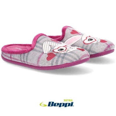 Chinelos (interior) Beppi 2195540 Cinza com rosa