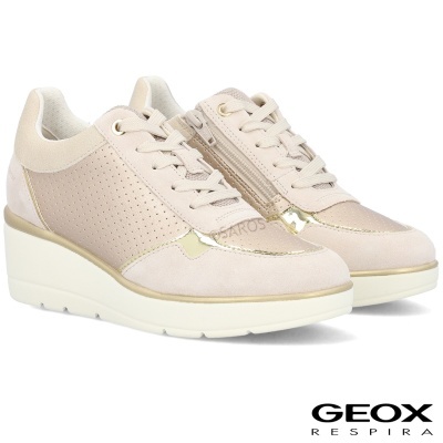 Sapatilha Geox Ilde D25raa Bege