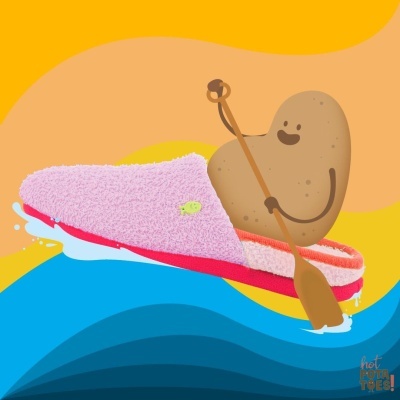 Chinelos (interior) Hot Potatoes Tibas 65580 Multicolor