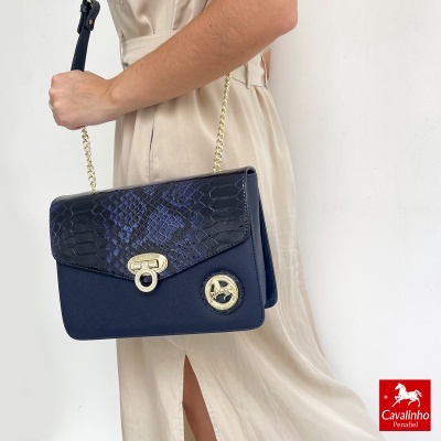 Bolsa Cavalinho Cherry Blossom 18810260 em Azul