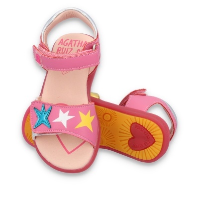 Sandalia Agatha Ruiz De La Prada Estrella 252960 Multi-rosa