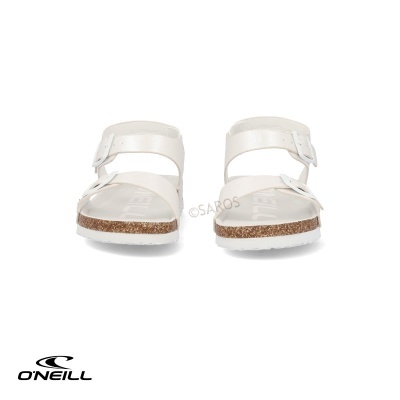Sandálias brancas O'Neill com sola de cortiça