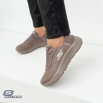 Sapatilha Skechers Slip Ins Go Walk Flex Mali 124837 Castanho