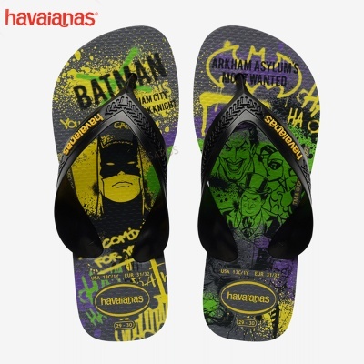 Chinelo Havaianas Max Herois Kids 4130302 Preto