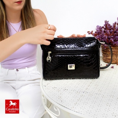 Mala De Tiracolo Cavalinho Galope 18170373 Preto