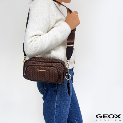 Bolsa Geox Graisy D46z6a Castanho