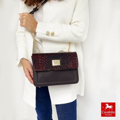 Bolsa Cavalinho Cherry Blossom 18810398 Castanho