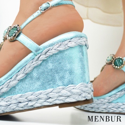 Sandalia Menbur 25118 Turquesa