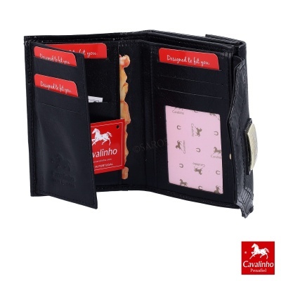 Carteira Cavalinho Craft 26010223 Branco E Preto