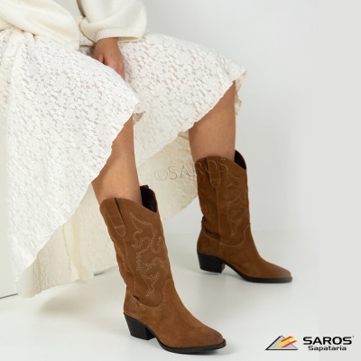 Bota Samelli Texana 3302 Camel