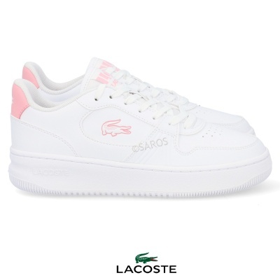 Sapatilha Lacoste L003 Set Jr 48suj0003 1y9 Branco Com Rosa