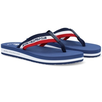 Chinelo Beverly Hills Polo Club Fiber Mix Bhm519000 Multi-azul