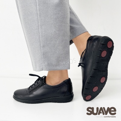 Sapato Suave Oxford 6657 Preto