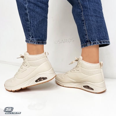 Sapatilha Skechers Uno Stand High 177097 Bege