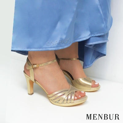 Sandalia Menbur 24718 Ouro