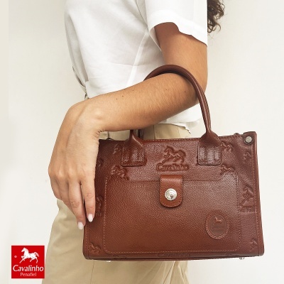 Bolsa Cavalinho Cavalo Lusitano 18090524 Camel