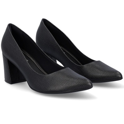 Sapato Piccadilly Safiano 745135 Preto